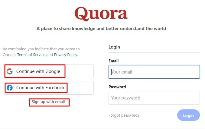 Quora Account Kaise Banaye