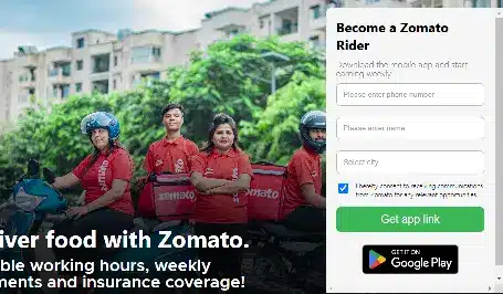 Zomato Homapage