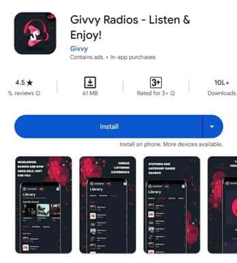 Givvey Radios से गाना सुनकर पैसे कैसे कमाए