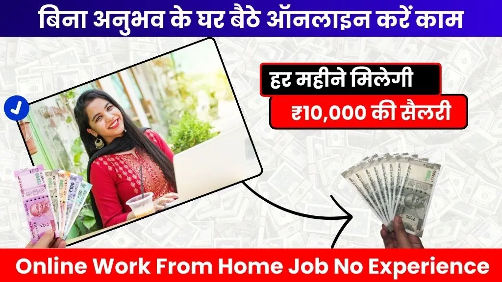 Online Work From Home Job No Experience - ऑनलाइन बिना अनुभव के करें काम, हर महीने मिलेगी ₹10,000 सैलरी